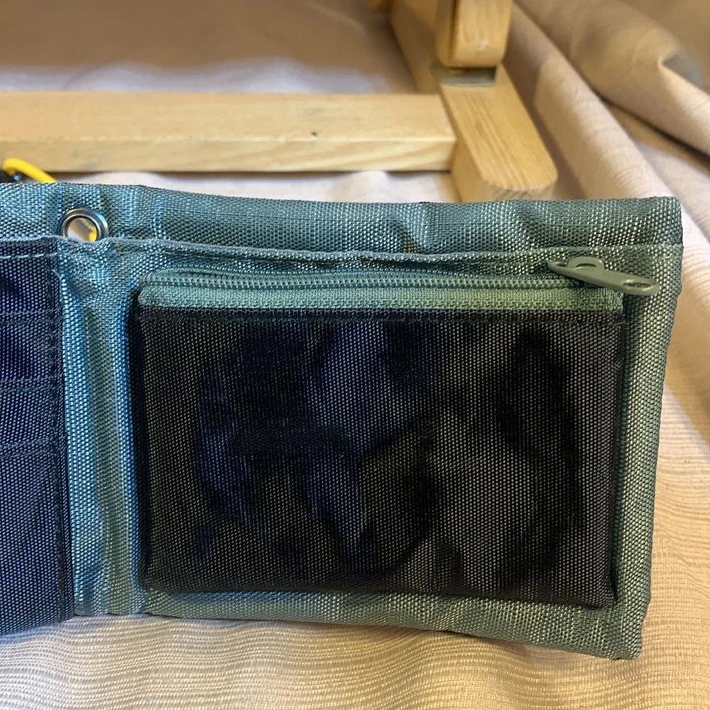 NWOT SurPlus foldable wallet w/bungee leash